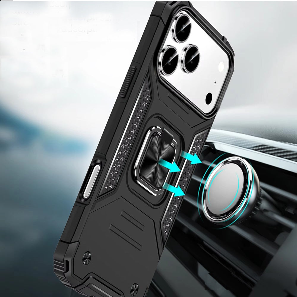 iPhone 17 Pro Max Magnetic Circle Case – Black - iPhone17accs