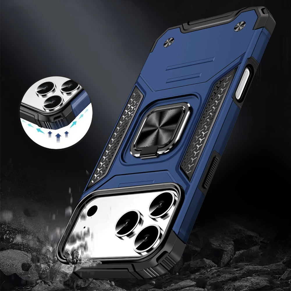 iPhone 17 Pro Max Magnetic Circle Case – Blue - iPhone17accs