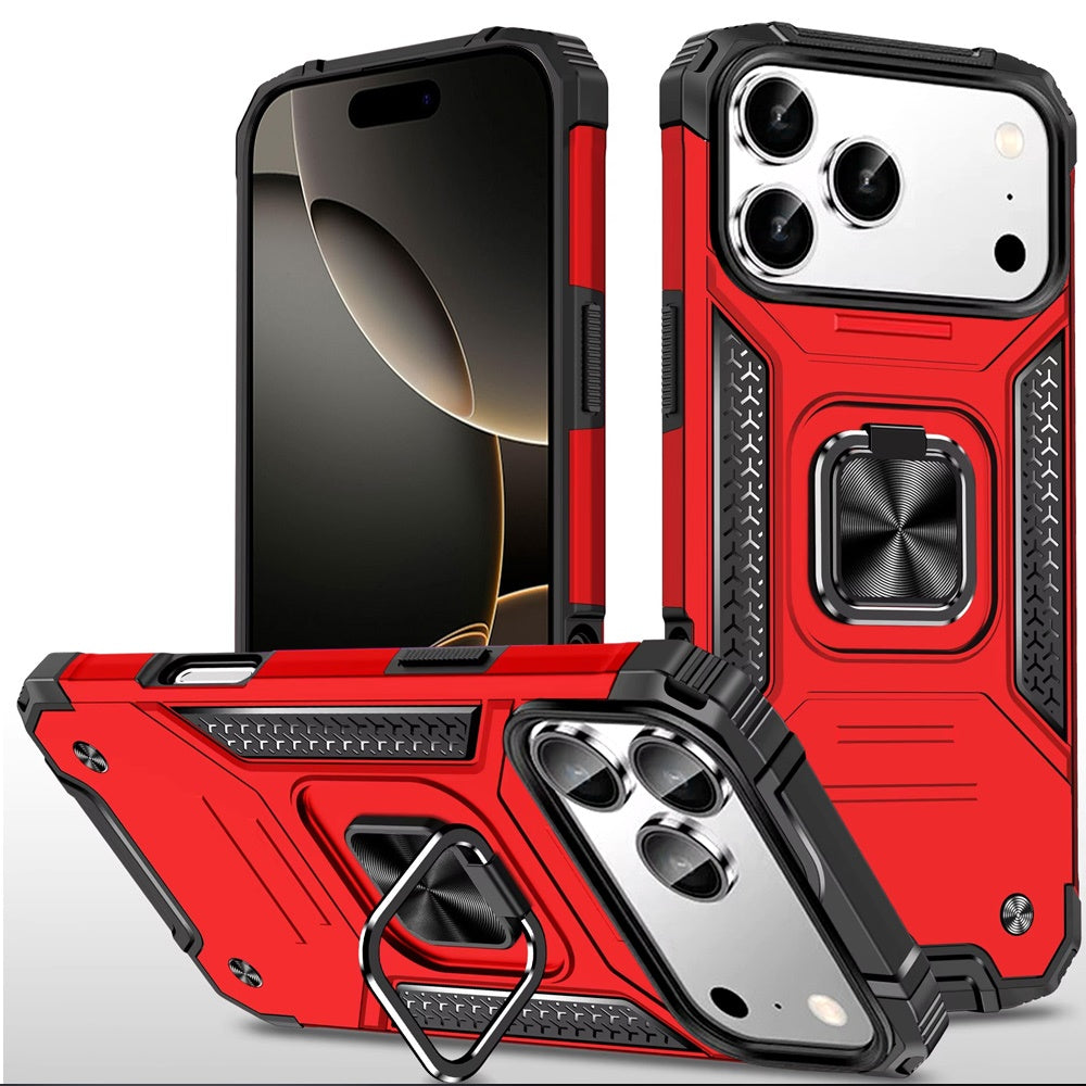 iPhone 17 Pro Max Magnetic Circle Case – Red - iPhone17accs
