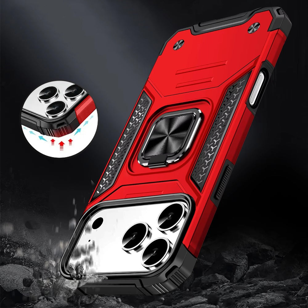 iPhone 17 Pro Max Magnetic Circle Case – Red - iPhone17accs