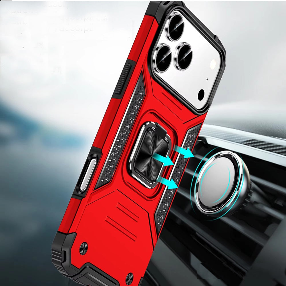 iPhone 17 Pro Max Magnetic Circle Case – Red - iPhone17accs