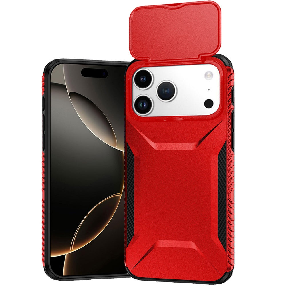 iPhone 17 Pro Max Hybrid Case – Red - iPhone17accs