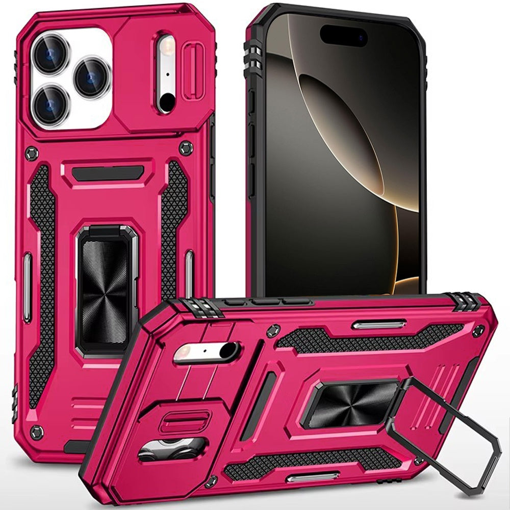 iPhone 17 Pro Max Magnetic Circle Case – Hot Pink - iPhone17accs